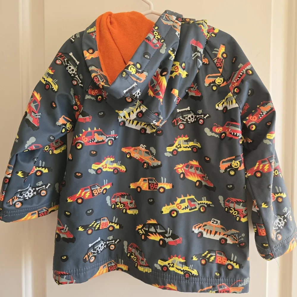 Hatley Cars Rain Jacket 3T